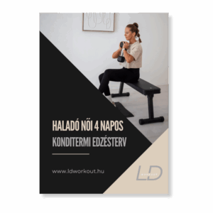 Haladó négynapos konditermi edzésterv - női