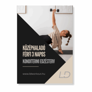 Középhaladó háromnapos konditermi edzésterv - férfi